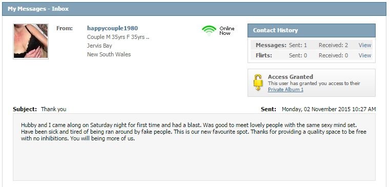 our secret spot swingers club review