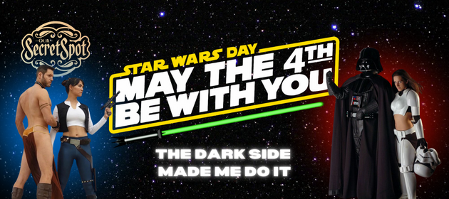 Our Secret Spot Star Wars May The 4th Be With You Swingers Event