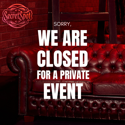 Private Event<br>Friday 15th May